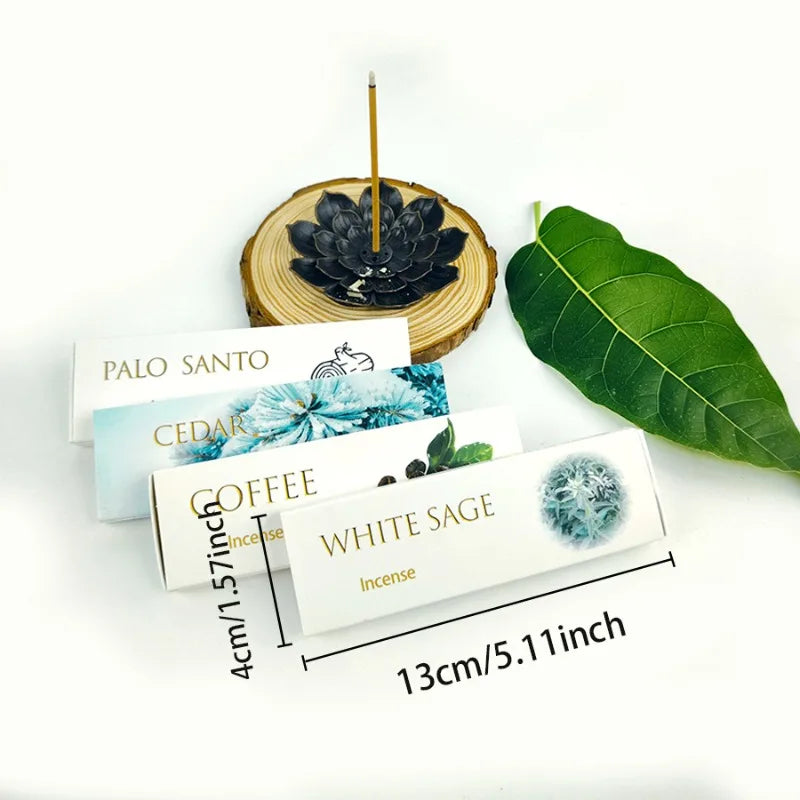 4 Exquisite Boxed Sets of Incense Sticks, 12cm Long Incense Sticks Are Very Popular | For Home Decoration Long-Lasting Fragrance Oasis Select