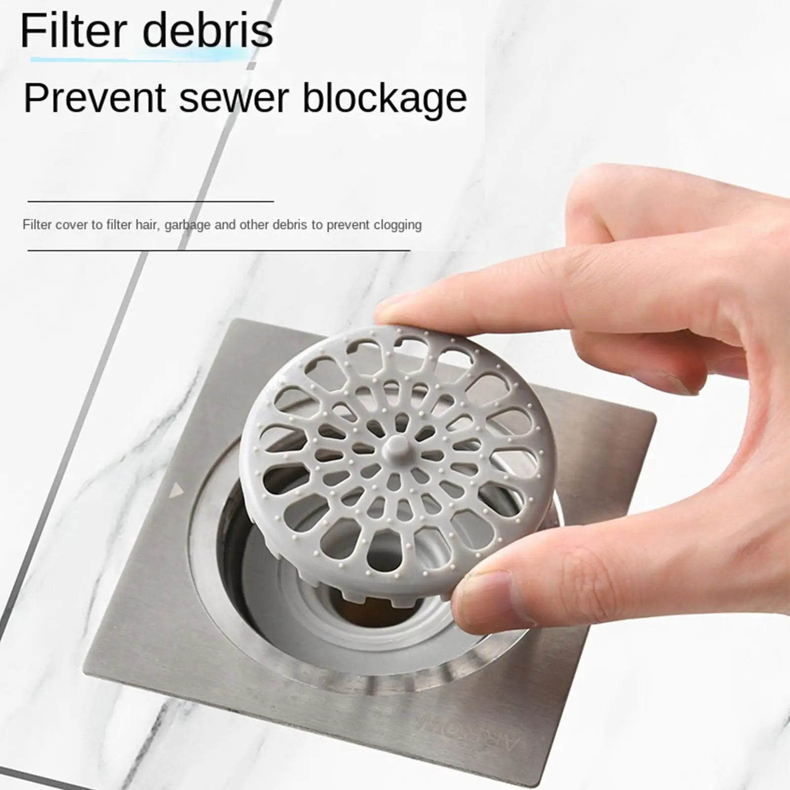 Shower Drain Plug Odor-Blocking Mini Bottle Trap Design AntiOdor Plugs for Bathroom for Home Dorm Apartment Bathtubs Bathrooms Oasis Select