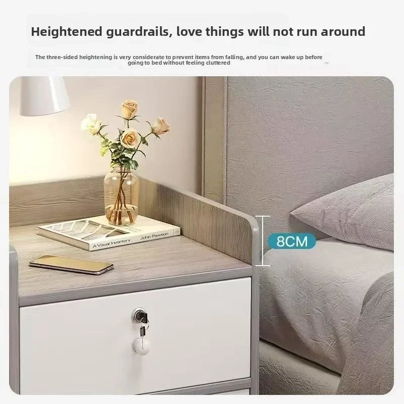 Multi-functional Bedside Table Storage Locker Small Shelf Oasis Select