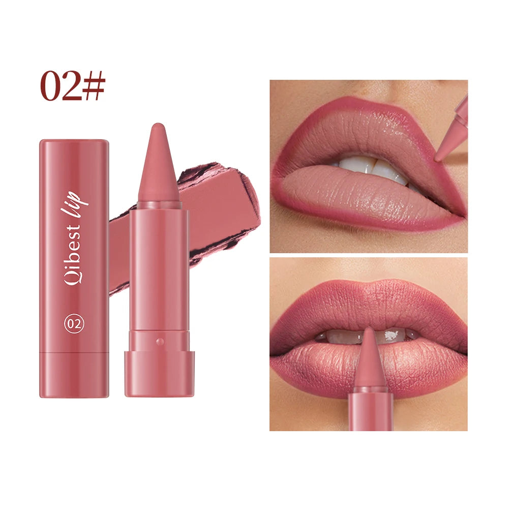 QiBest Matte Lip Liner – Waterproof, Long-Lasting Gradient