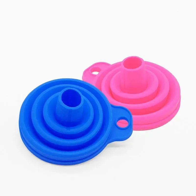 1/2pcs Engine Funnel Car Universal Silicone Liquid Funnel Detergent Replacement Portable Car Engine Gasoline Replacement Funnel Oasis Select
