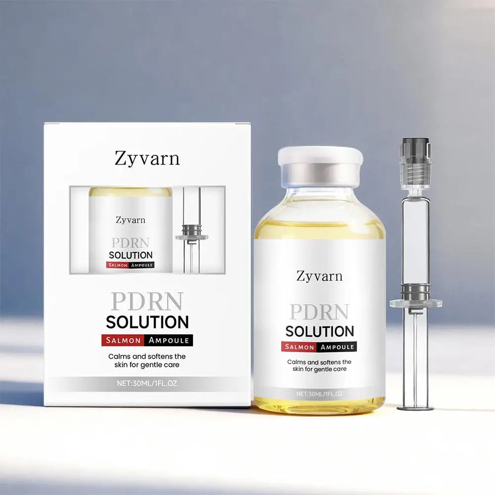 PDRN Salmon DNA Serum Ampoule Collagen Deep Hydrating Moisturizing Facial Essence Gentle Skin Care Treatment Oasis Select