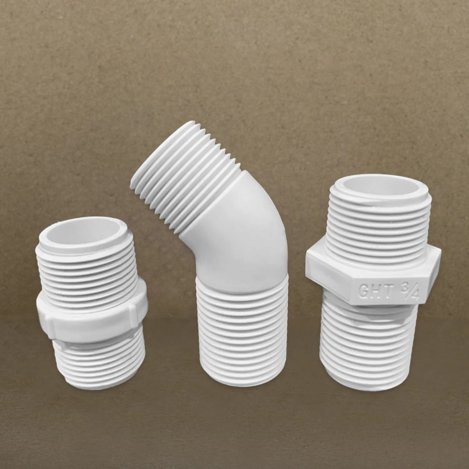 10pcs American standard 3/4NPT × 3/4GHT water supply pipe with double threaded PVC pipe joint adapter Oasis Select