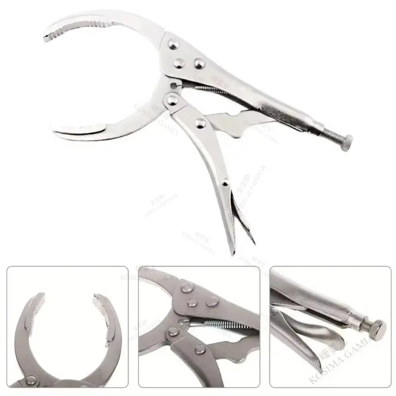 Adjustable Clamp Oil Filter Wrench Tool for Car Truck Oil Change Universal Fit for Engine Filter Removal and Repair Tool Oasis Select