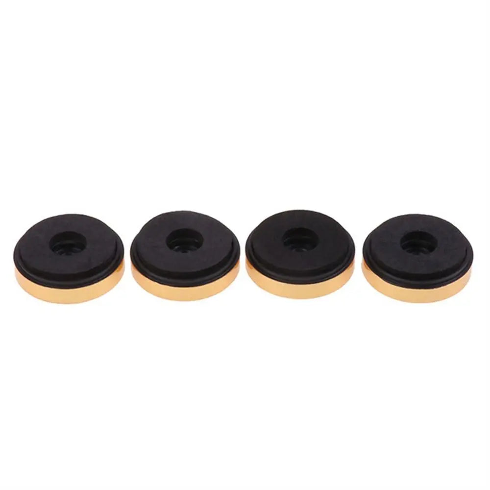 Gold Sliver Black Audio Stereo SoundBox Mats Speaker Spikes Amplifier Feet Pad Speaker Stand Feets Speaker Isolation Feet Oasis Select Gold 30X8mm