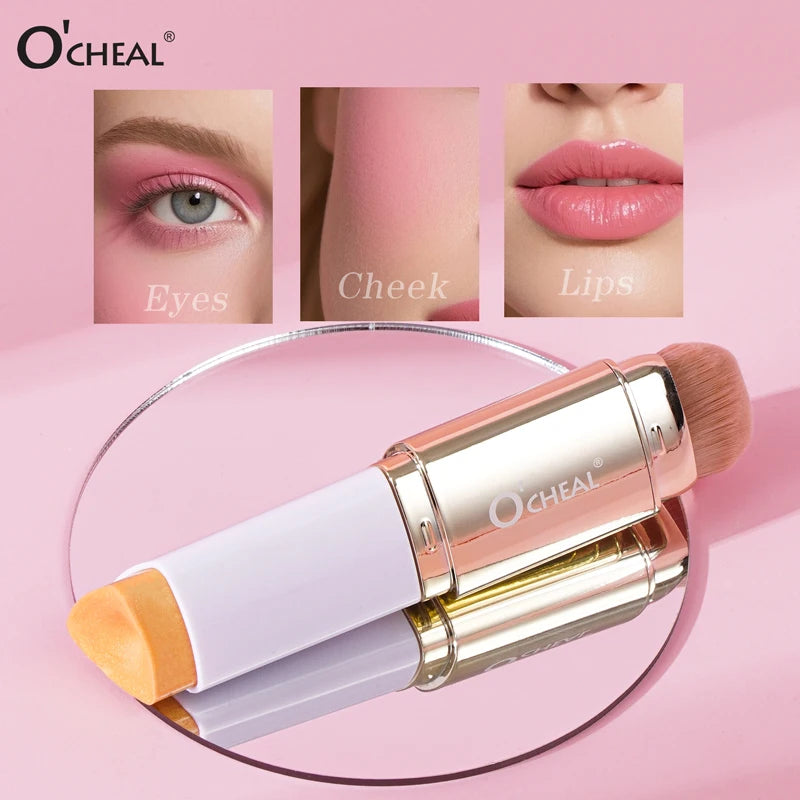 Waterproof Powder Blush Stick – Long-Lasting Natural Finish Powder Blush Stick Oasis Select