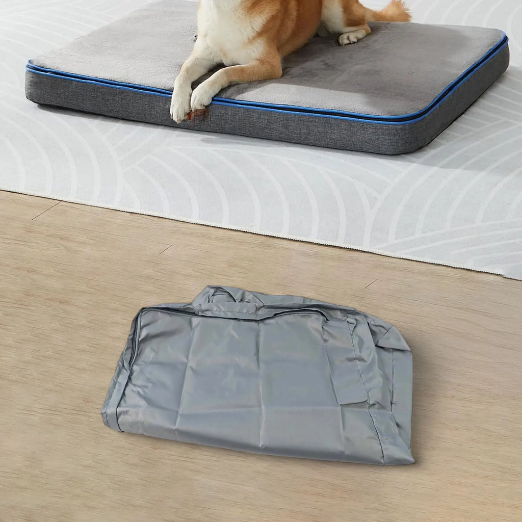 Camping With Pets 102*69*10cm Outdoor Dog Bed Cover Cat Bed Waterproof Cover 210D Oxford Fabric Camping Dog Bed Cover Oasis Select