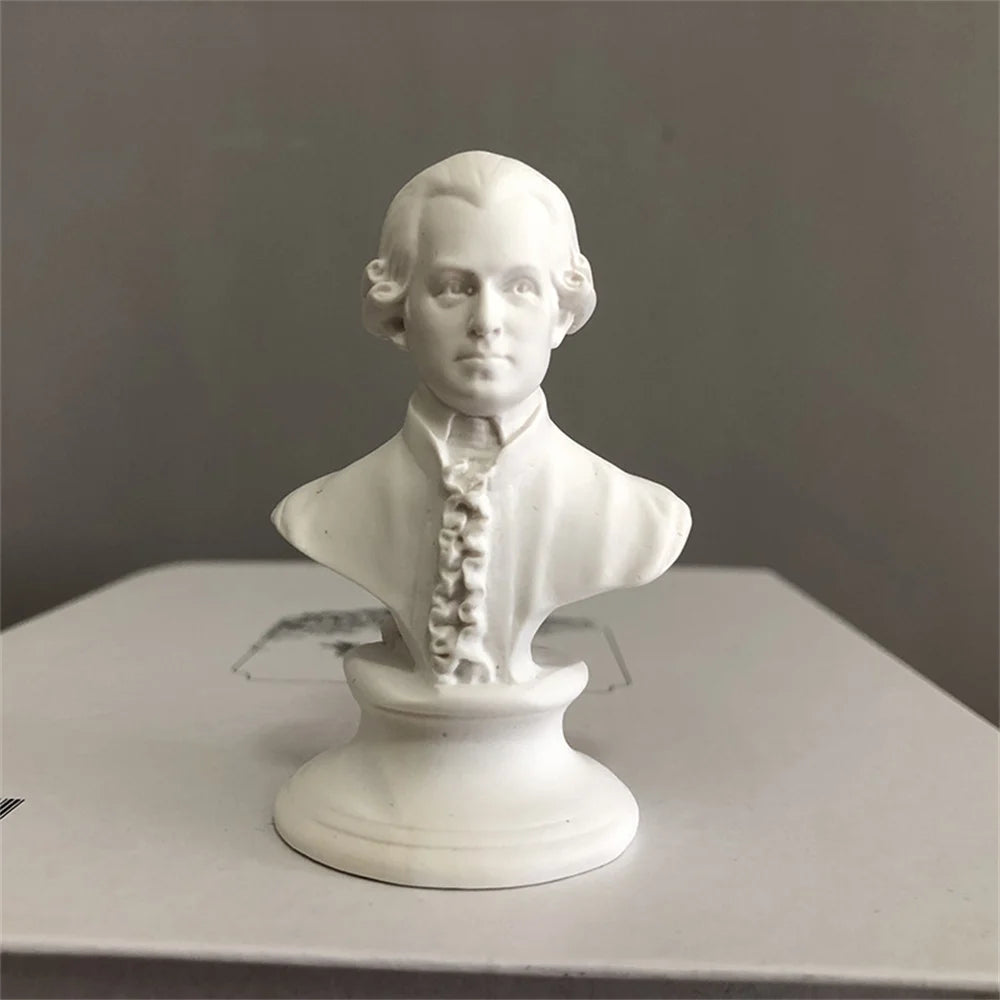 Nordic Style Gypsum Portraits Plaster Bust Statue Greek Mythology Figurine Famous Sculpture Desktop Ornament Drawing Practice Oasis Select