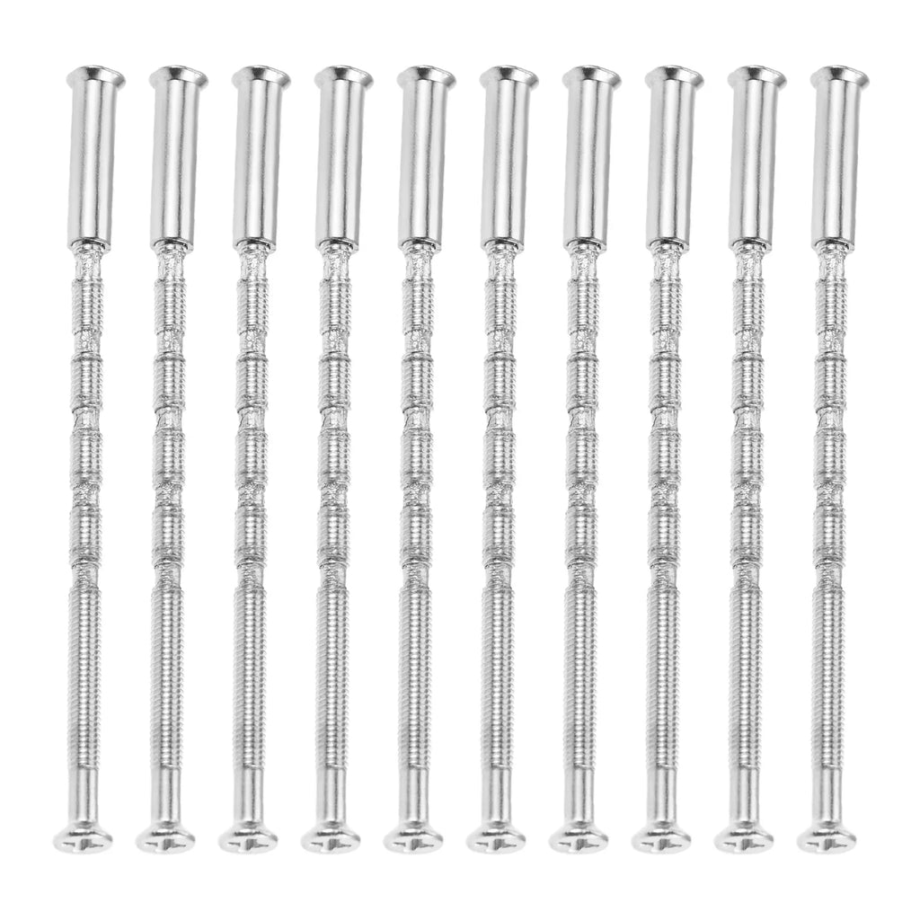 10 Sets Cross 304 Stainless Steel Screws M4*60mm with Nuts M4*16mm for Fixing Door Handles,knobs,eye Masks and Patio Handles Oasis Select