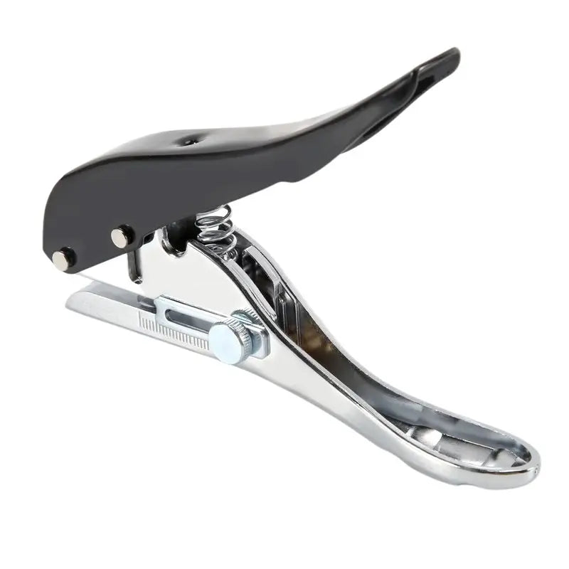 LIKE WISH Hole Punch Single Hole Hole Punch, Heavy Duty Hole Punch Single, Portable Handheld Long Hole Hole Punch Oasis Select Black 10mm
