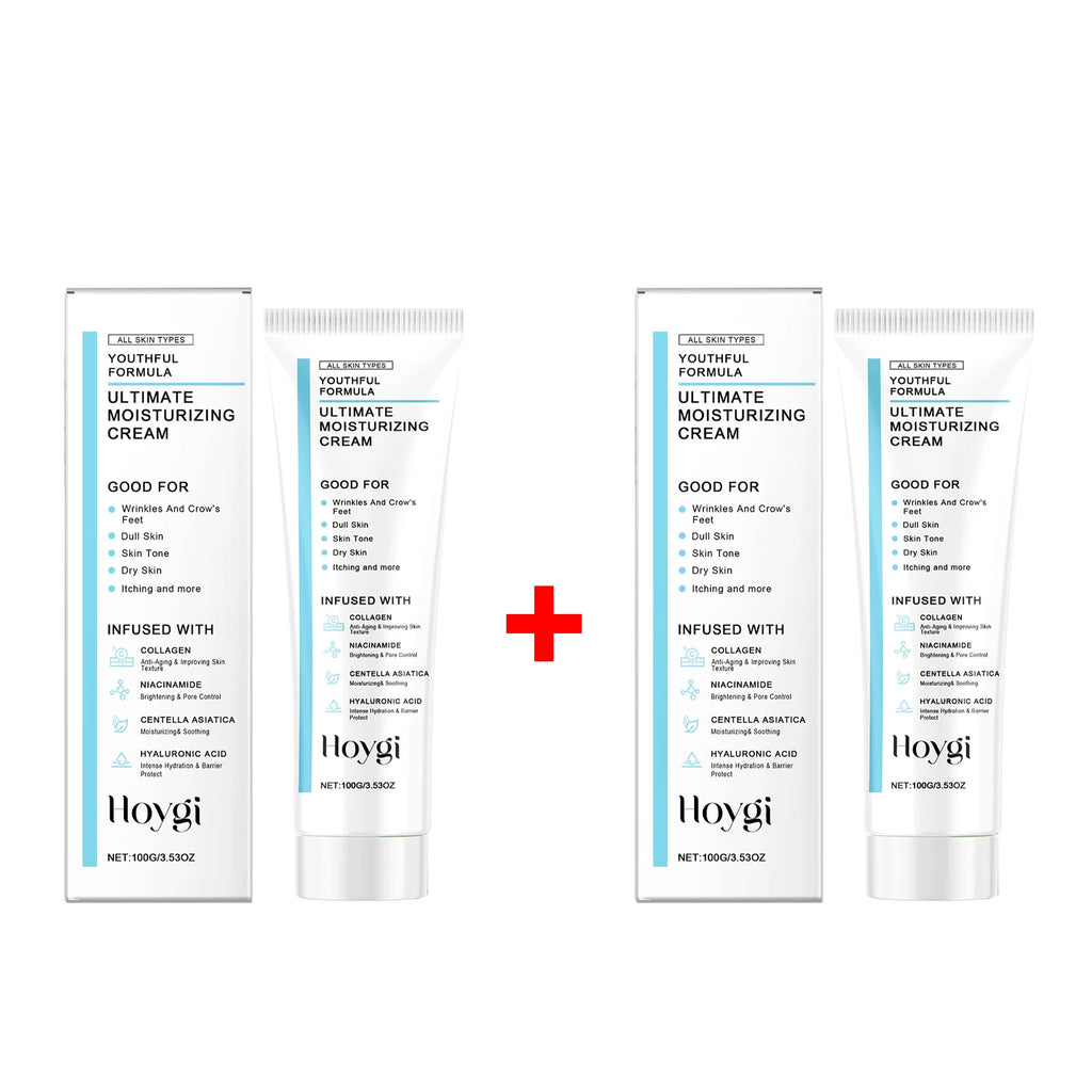 Hoygi Centella Moisturizing Cream – Hyaluronic Acid Skin Repair Face Moisturizing Cream Oasis Select 2 X 100g boxed