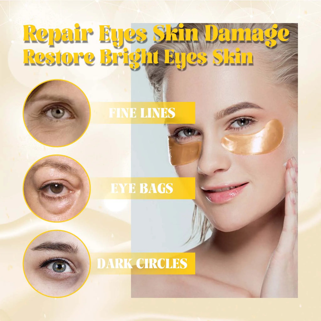 Retinol Eye Mask Anti Dark Circles Eyes Bags Skin Firming Collagen Moisturizing Aloe Repair & Firming Brighten Under Eye Patches Oasis Select