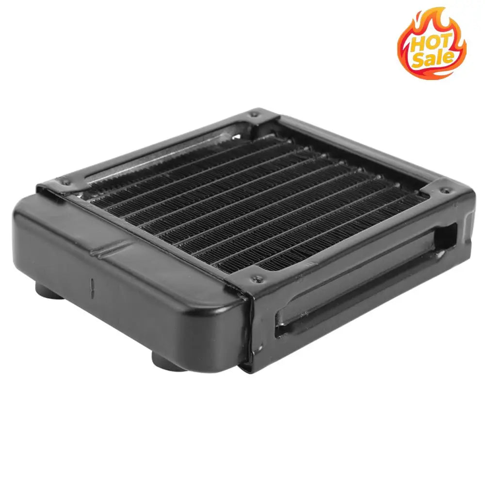 120mm Water Cooling Radiator G1/4 Thread Water Cooling Heat Exchanger Radiator 10 Pipe Computer PC Water Cooling System Part Oasis Select
