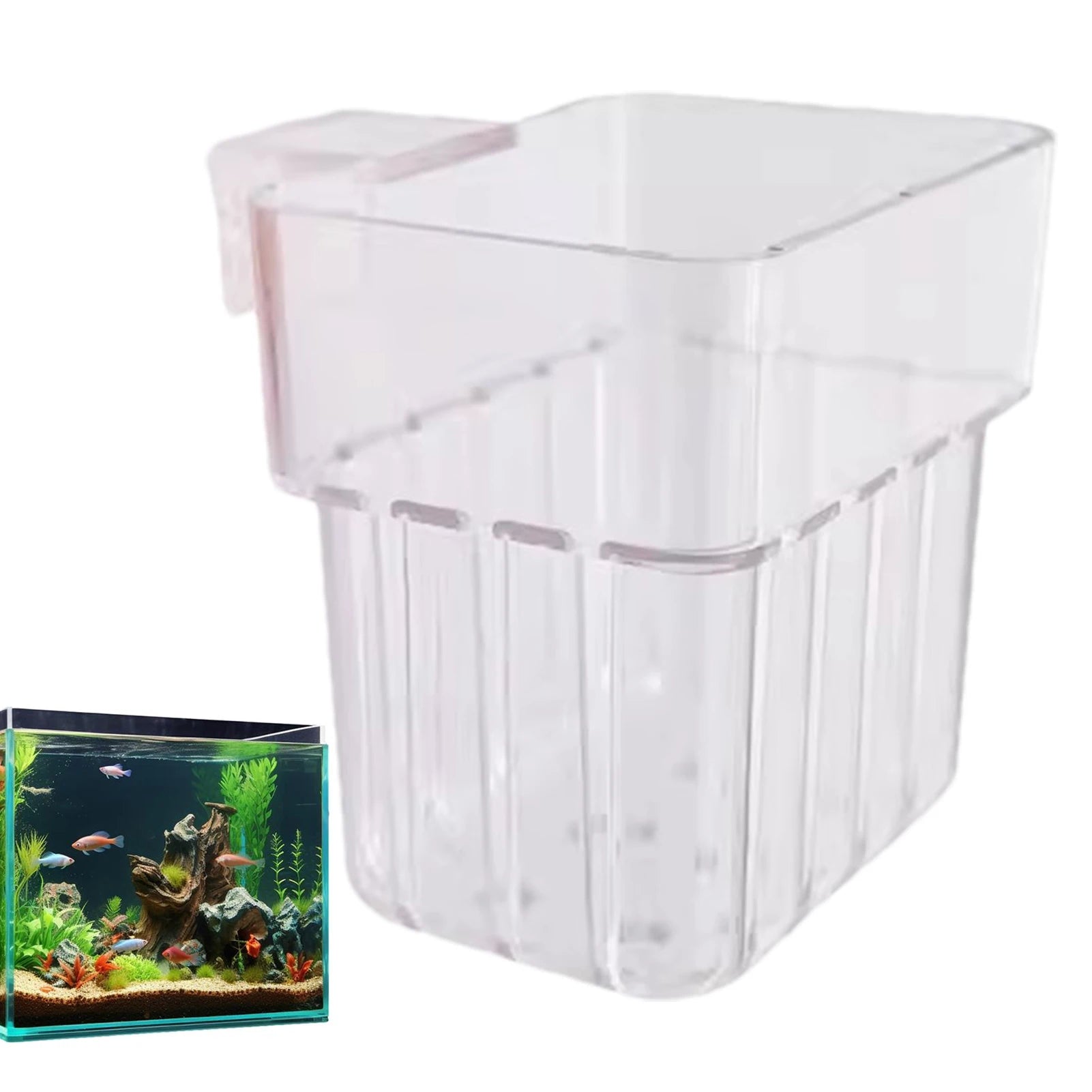 Aquarium Plant Holder Transparent Aquarium Decorations Plants Pot Aquatic Plants Holder Aquatic Plant Cup Fish Tank Planter Oasis Select