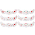 6-Pack Christmas Glitter Freckle Temporary Face Tattoo Stickers