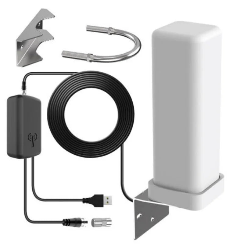 Outdoor Digital TV Antenna, Outdoor HD Digital TV 4K 1080P ATSC Amplifier TV Antenna Oasis Select