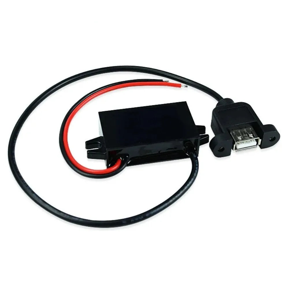 12V24V to 5V 3A 5A Micro Mini USB Step Down Voltage Power Supply Output Adapter Heat Auto Protection DC DC Car Power Converter Oasis Select