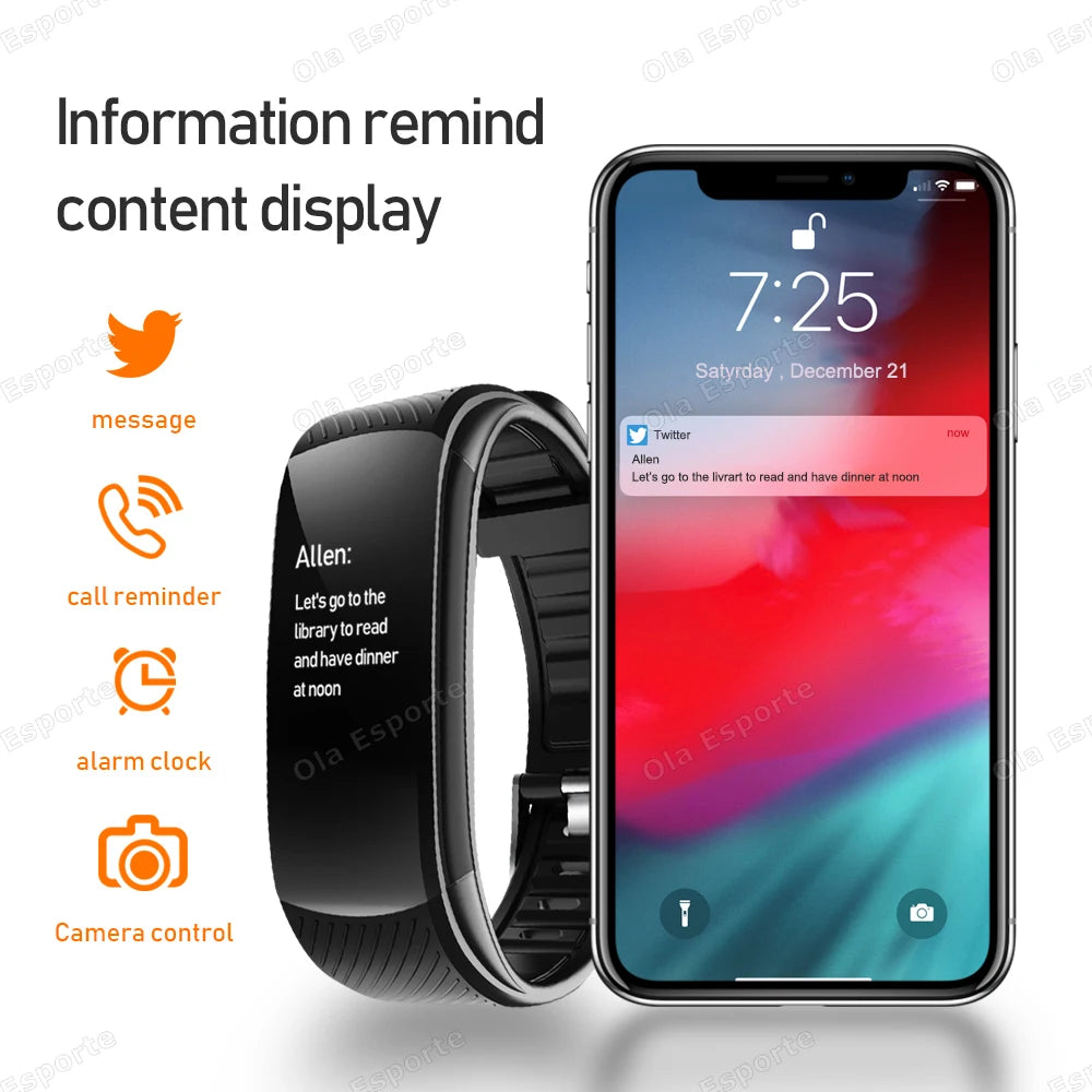 Ola Esporte Smart Fitness Band – Heart Rate & Sleep Tracker