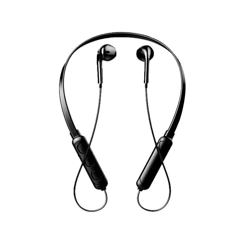 Wireless 9D Bluetooth Headset NeckHanging Stereo Noise Reduction Universal 5.0 Sports Headset Microphone Oasis Select