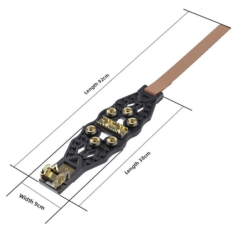 Car tire anti-skid chain, small car off-road vehicle SUV universal type TPU thick winter snow chain Oasis Select