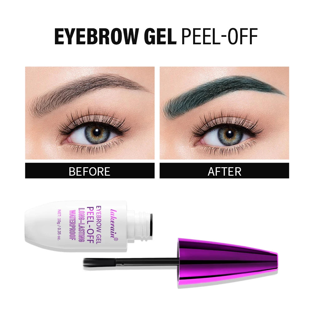 Tattoo Peel Off Eyebrow Gel Tint long-lasting Semi Permanent Brow Tint waterproof Transfer-proof Defined Looking Brows Cosmetics Oasis Select
