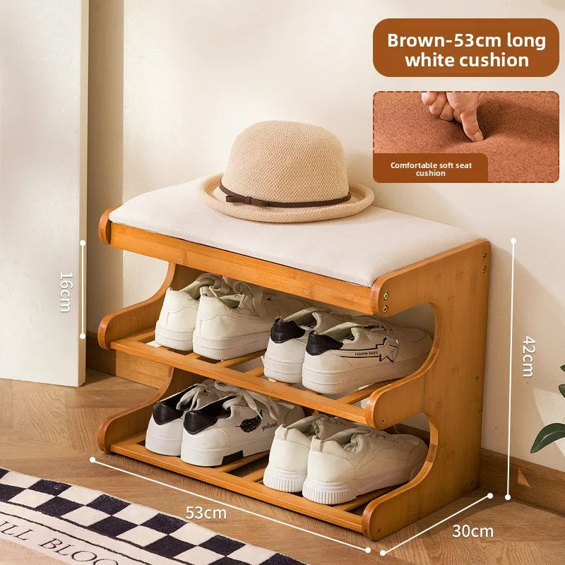 Shoe Changing Stool At Door Home Small Apartment Entering Storage