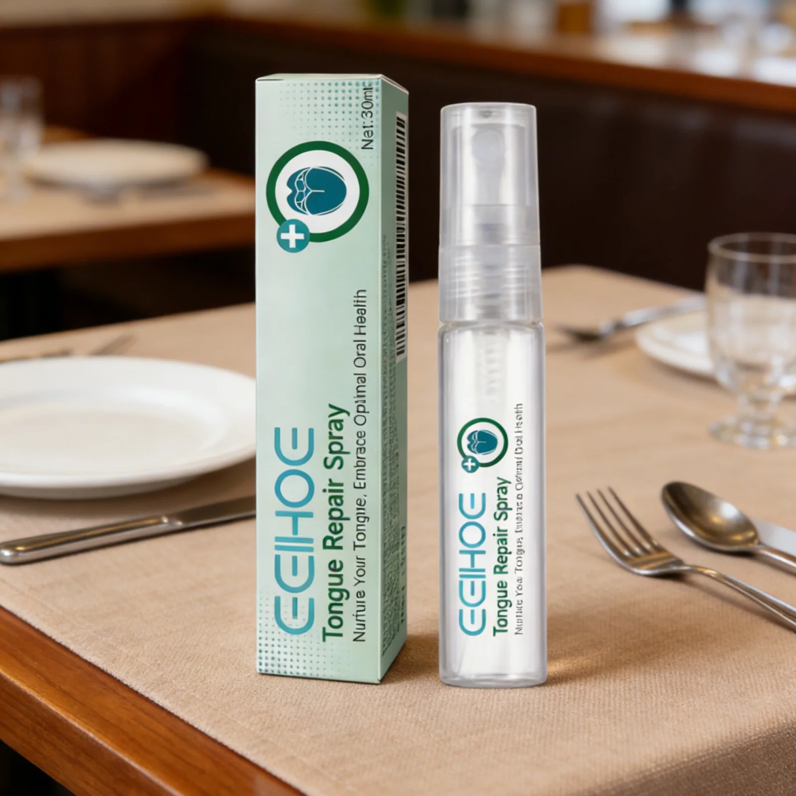 EELHOE Tongue Repair Spray – Probiotics & Fresh Breath | 30ml Oral Care Spray Oasis Select 2pcs