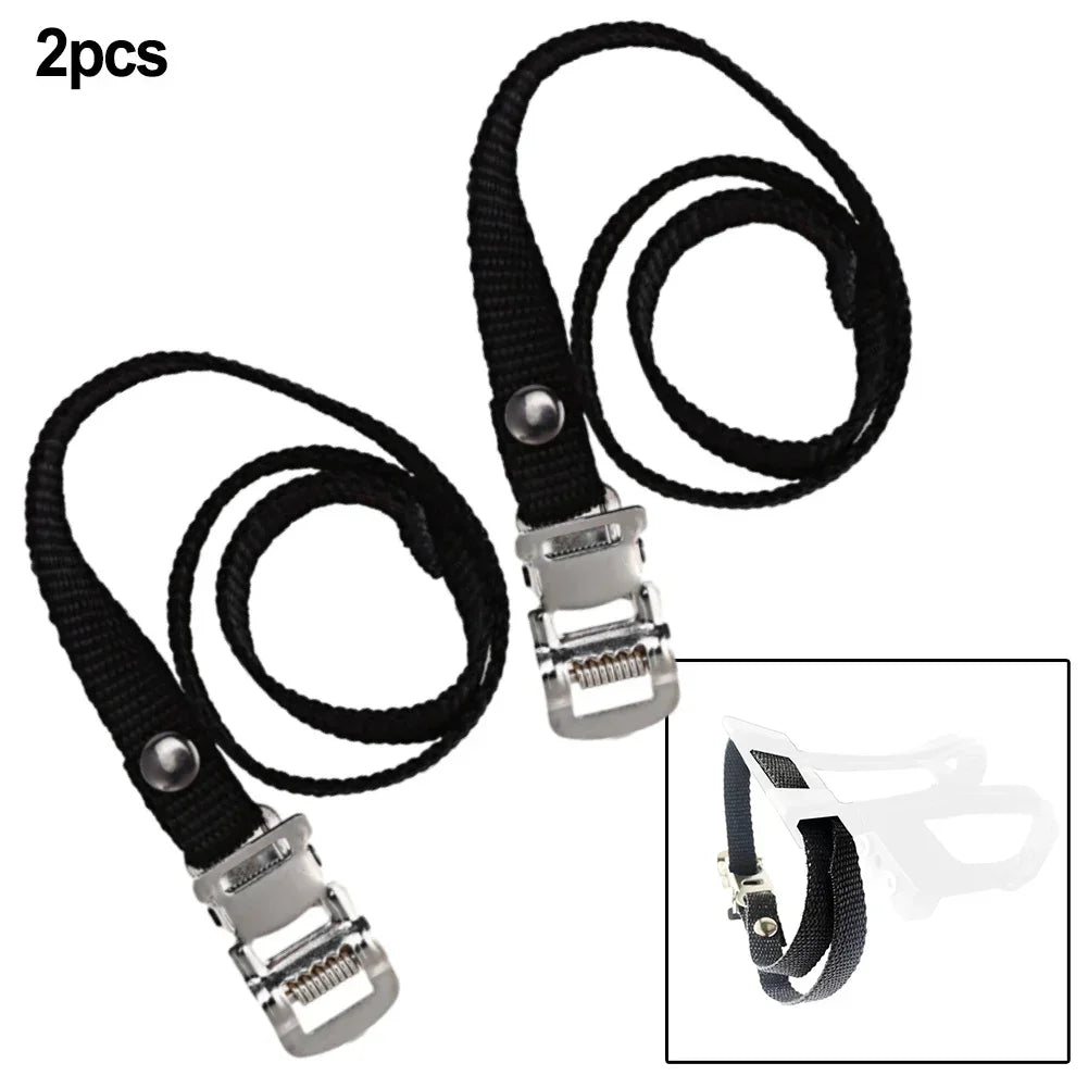 Nylon Adjustable Exercise Bike Pedal Toe Straps Shoelaces Tear Resistant Toe Clips Most Note Strap Total Length Oasis Select