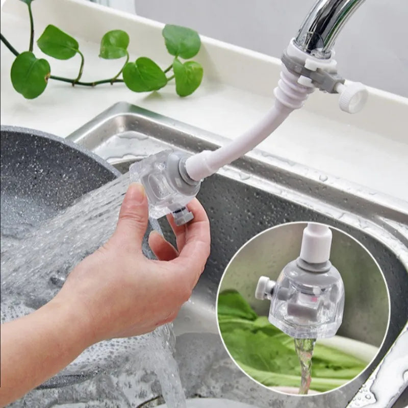 360° Adjustment Kitchen Faucet Extender Dual Mode Water Saving Pressurize Faucet Extender Filter Sprayer Bathroom Kitchen Gadget Oasis Select
