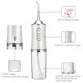 Portable Smart Electric Oral Irrigator Water Flosser 3 Modes Rechargeable Dental Water Jet Irrigator Dental Teeth Cleaner Oasis Select green