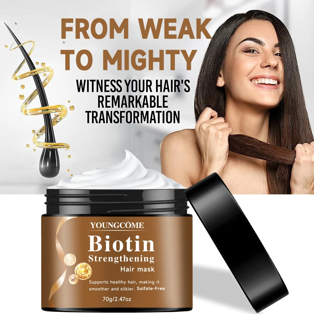 Biotin Collagen Keratin Hair Treatment Mask – All Hair Types