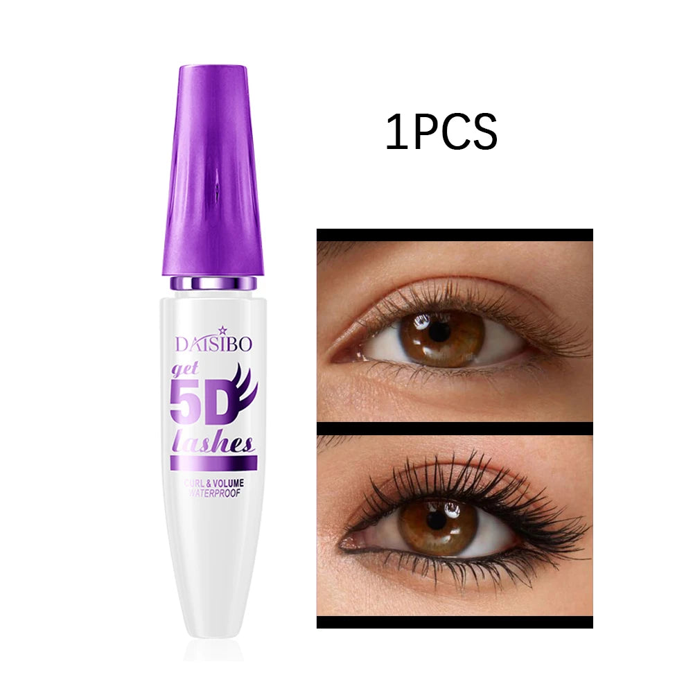 Waterproof Volumizing Mascara – Smudge-Proof, Curling Waterproof Mascara Oasis Select 1PCS