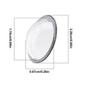 Car Camera Protective Cover Lens Cover Dedicated Car Camera Lens Protector 1 Pair High Transparency Protective Cover for Camera Oasis Select transparent