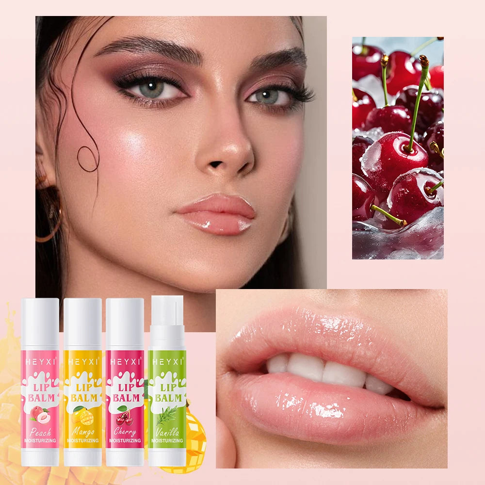 12-Piece Fruity Lip Balm Gift Set – 24Hr Moisturizing Lip Care Lip Balm Gift Set Oasis Select