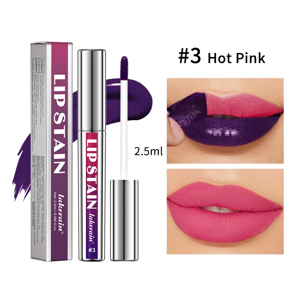 Peel Off Lip Stain Kit – 3 Rose & Pink Waterproof Shades