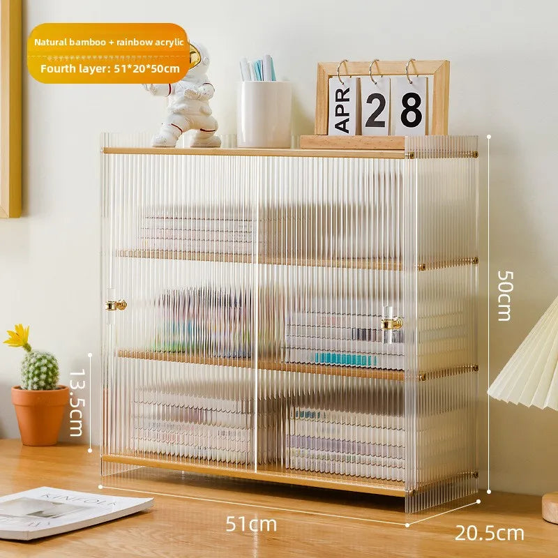 Simple desk bookshelf Student dormitory desktop shelf Desk multi-layer storage rack Desk corner small bookcase Oasis Select Primary Z 4-51