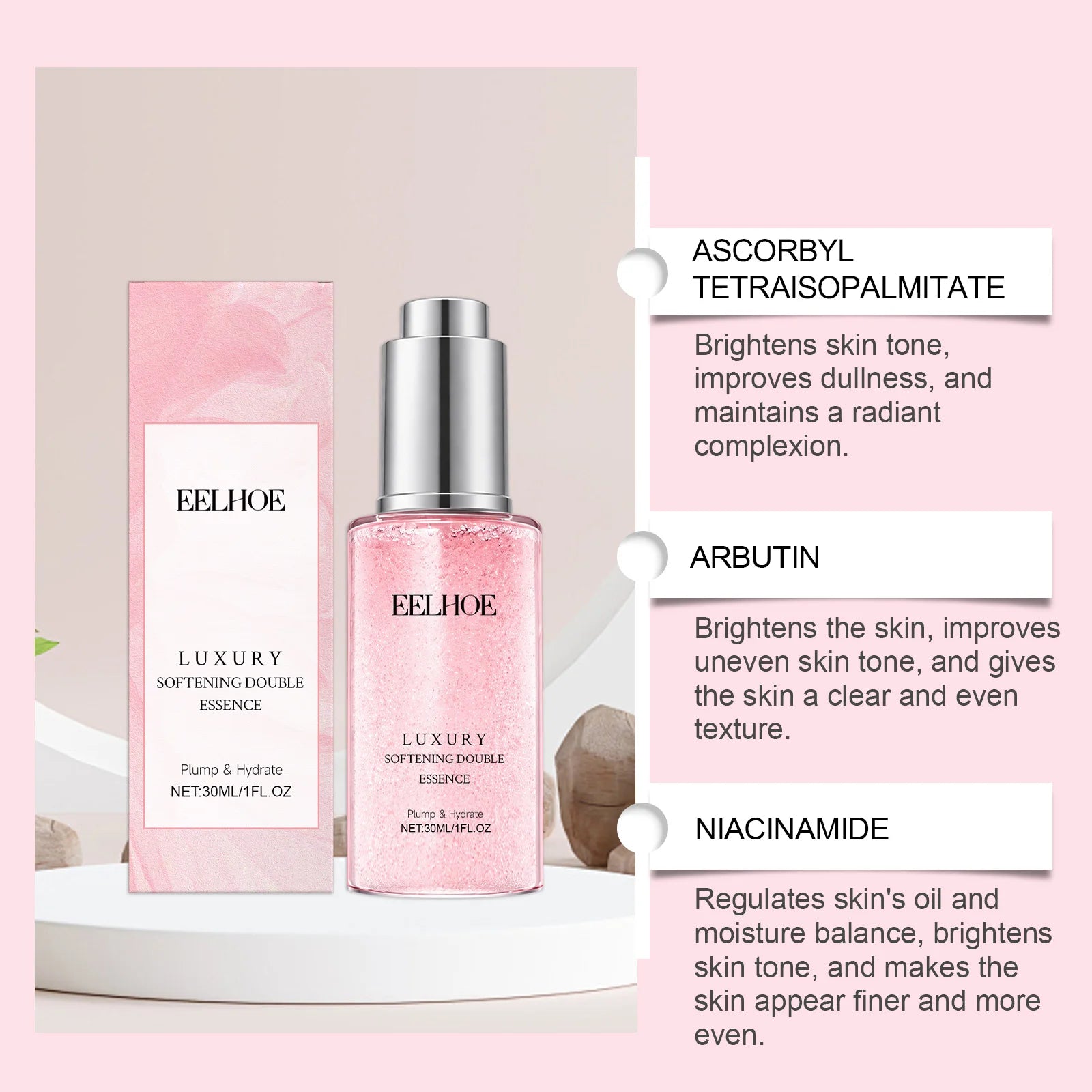 Eelhoe Dual Essence Serum – Lightweight Moisturizing Face Serum