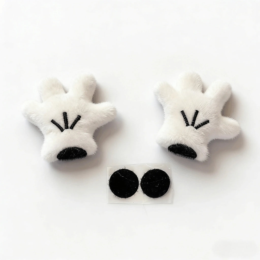 Helmet Decoration Doll Mouse Ears Butt Decoration Cute Doll Motorcycle Helmet Decoration Oasis Select 2pcs 1