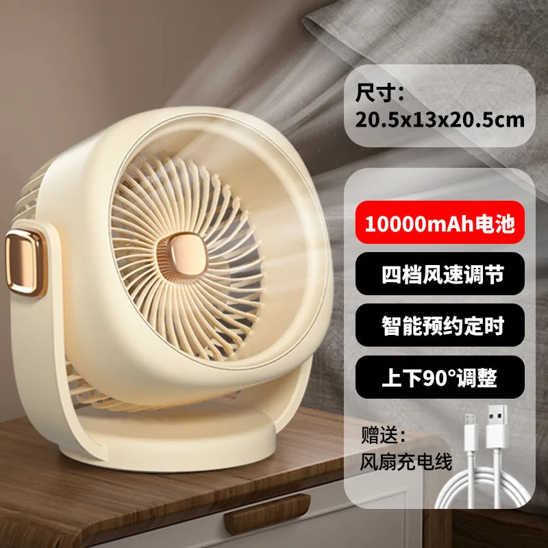 URGGU 2-in-1 USB Desktop & Wall Fan – Air Circulation Fan