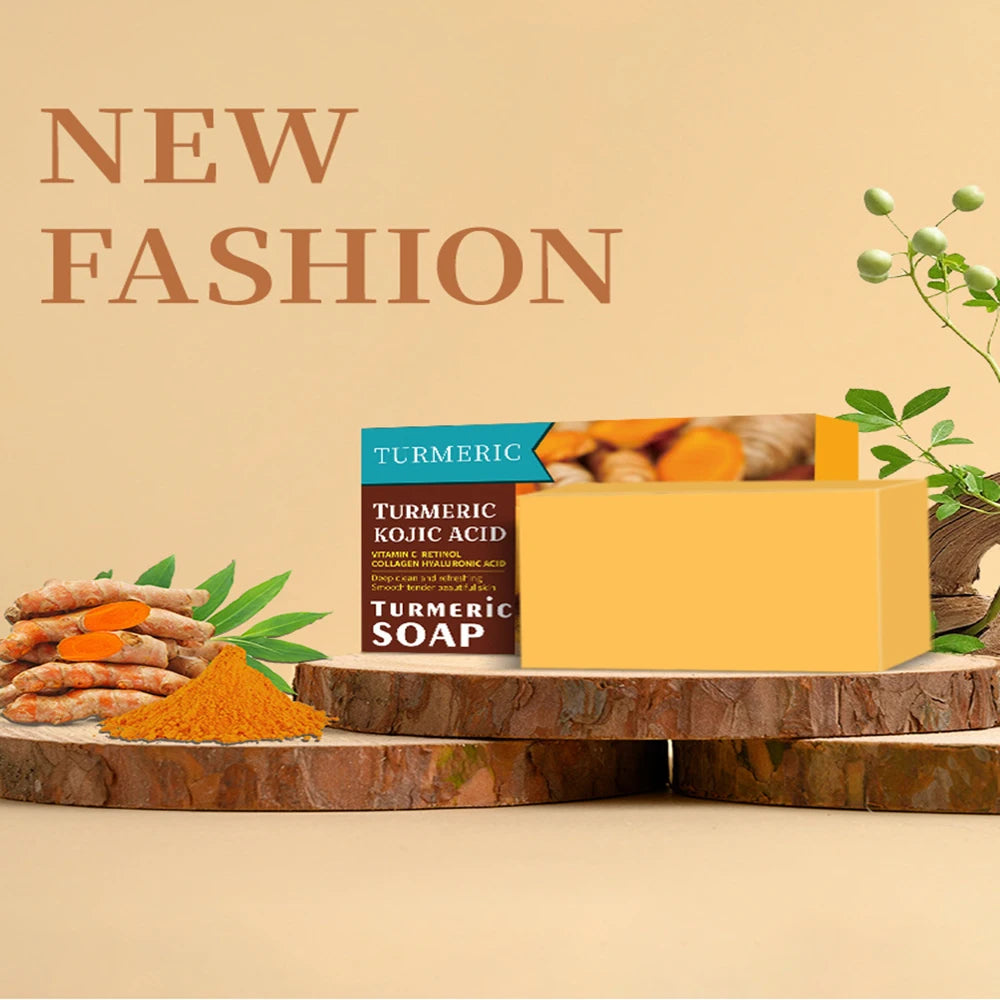 Rice & Turmeric Vitamin C Soap Bar | Face & Body Cleanser Natural Cleansing Bar Oasis Select