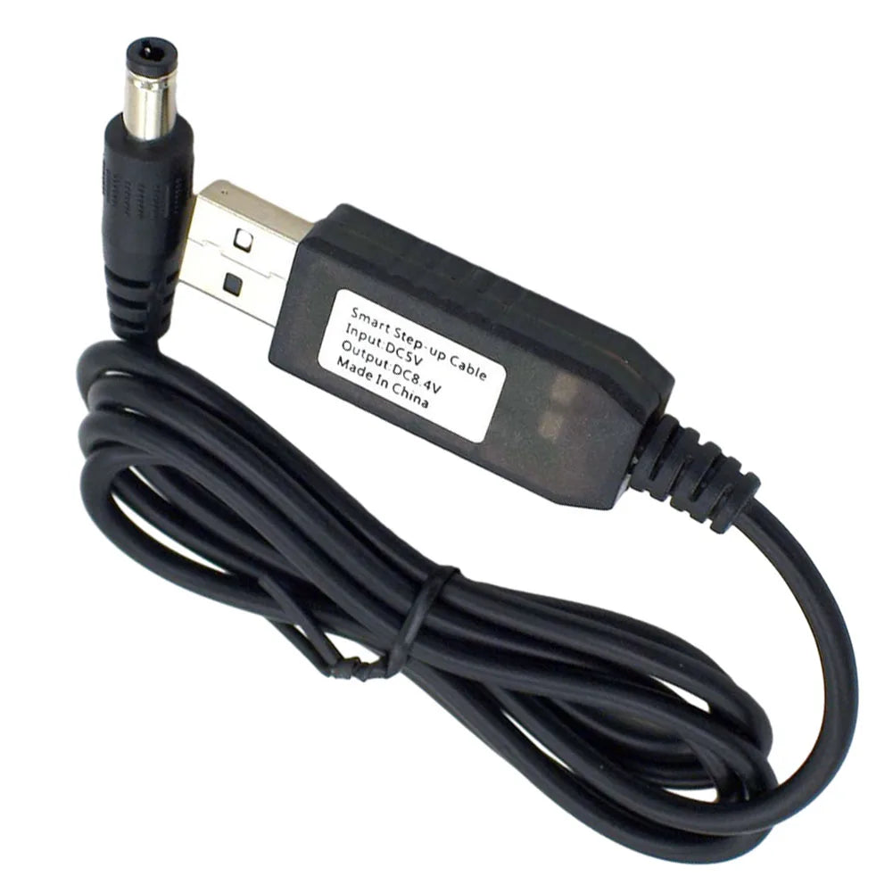 8.4V USB Lithium Battery Charger DC USB Converter Adapter Cable Overvoltage Protection For Vacuum Robot Cordless Adapter Oasis Select