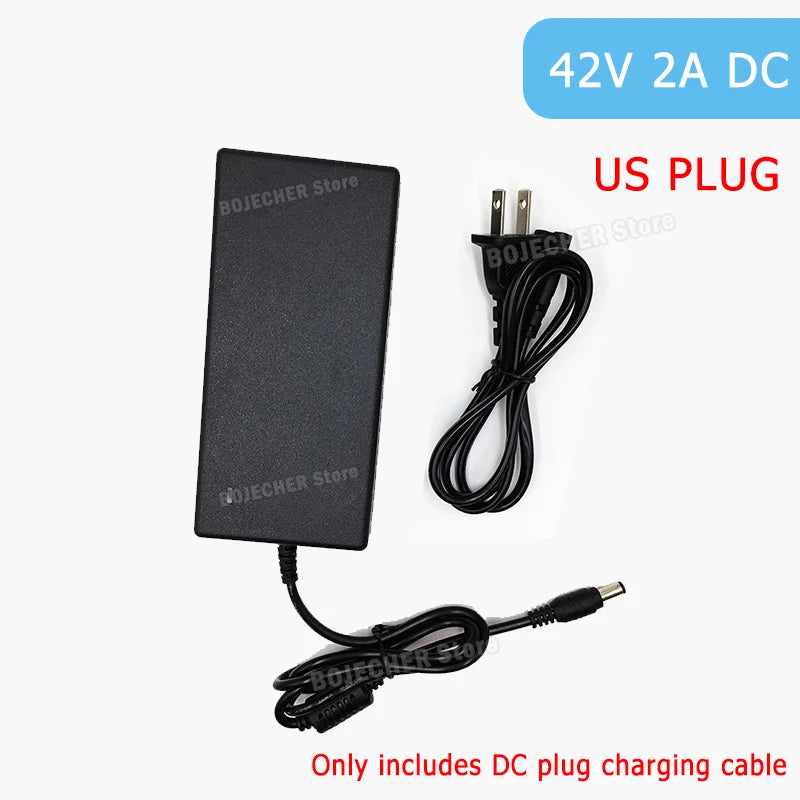 42V 54.6V 2A Battery Power Adapters For Lithium Battery Pack AC100-240V 36V 48V 2A Lithium Battery Charger 5 Plugs EU / US Plug Oasis Select 42V 2A DC US