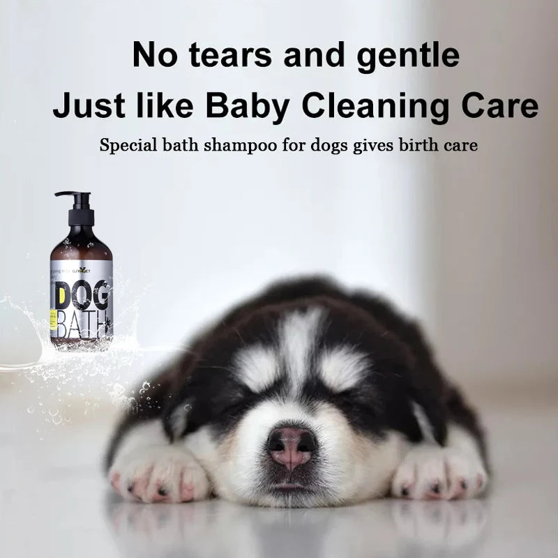 Pet Shampoo for Dogs Dry Skin amp Itch Relief Anti-flea Bath Wash Pet Shower Anti Ticks Cats Hair Care Cleaning Shower Gel Soap Oasis Select