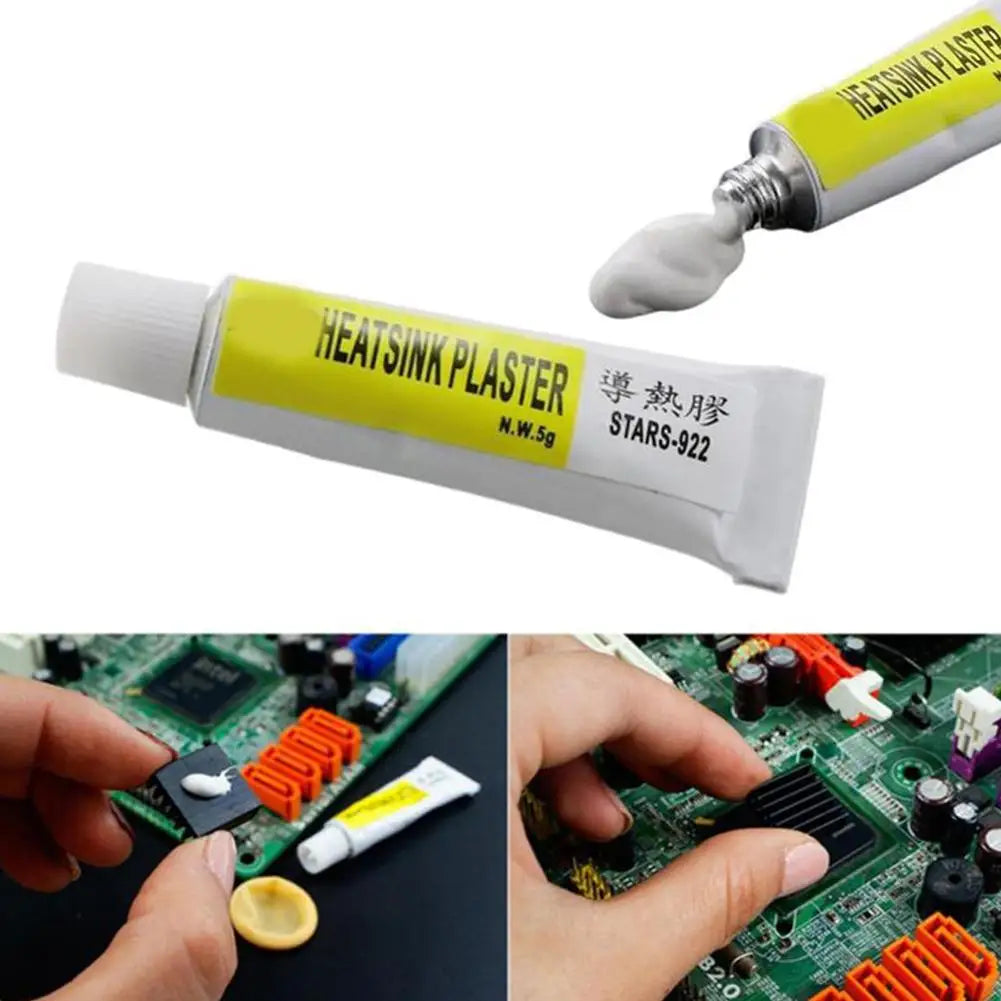 Thermal Heatsink Plaster Paste – CPU GPU LED IC Chip Cooler