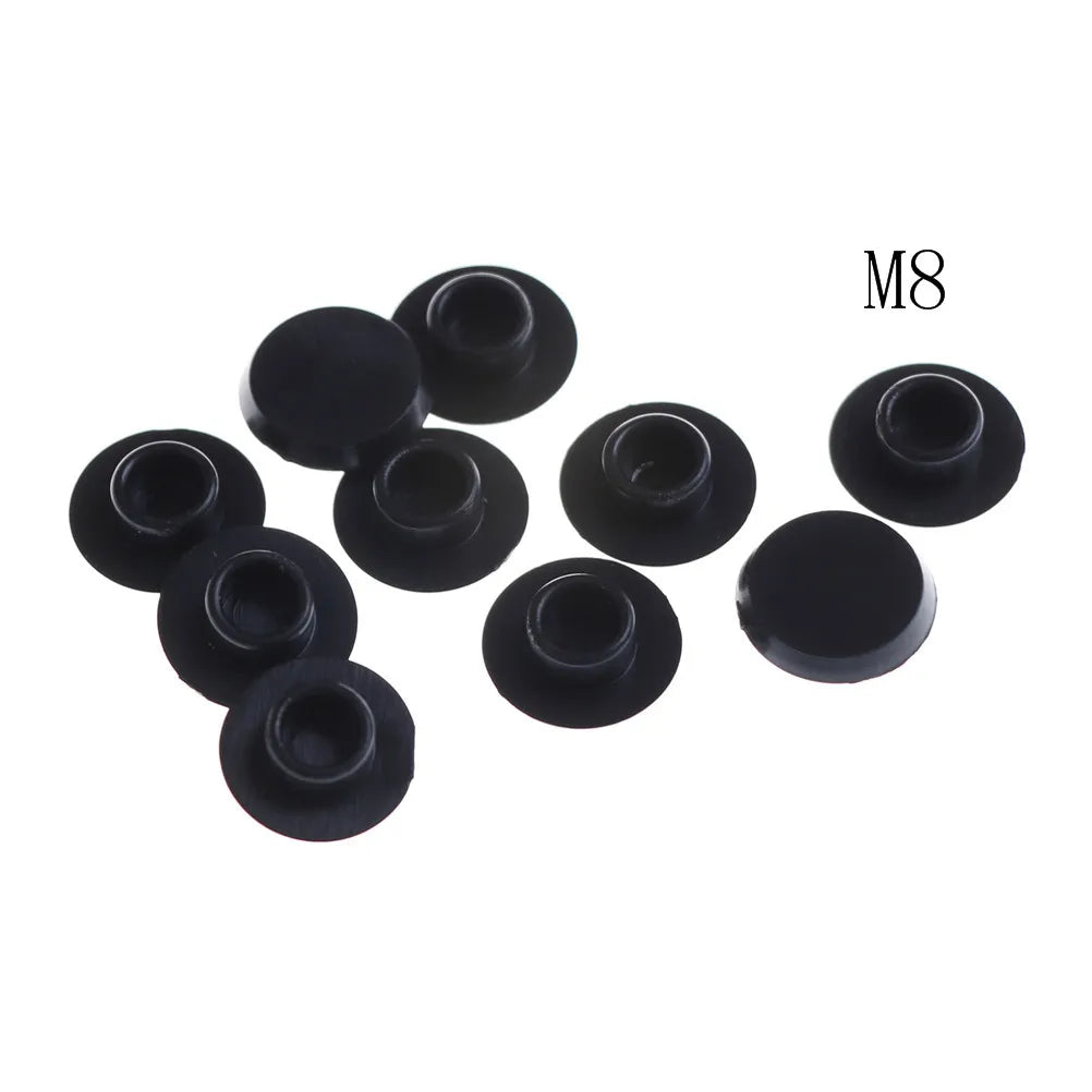 10Pcs Hex Socket Allen Bolt Screw Nut Hexagon Head Cover Cap Protector M4,M5, M6, M8, M10,M12 Oasis Select M8