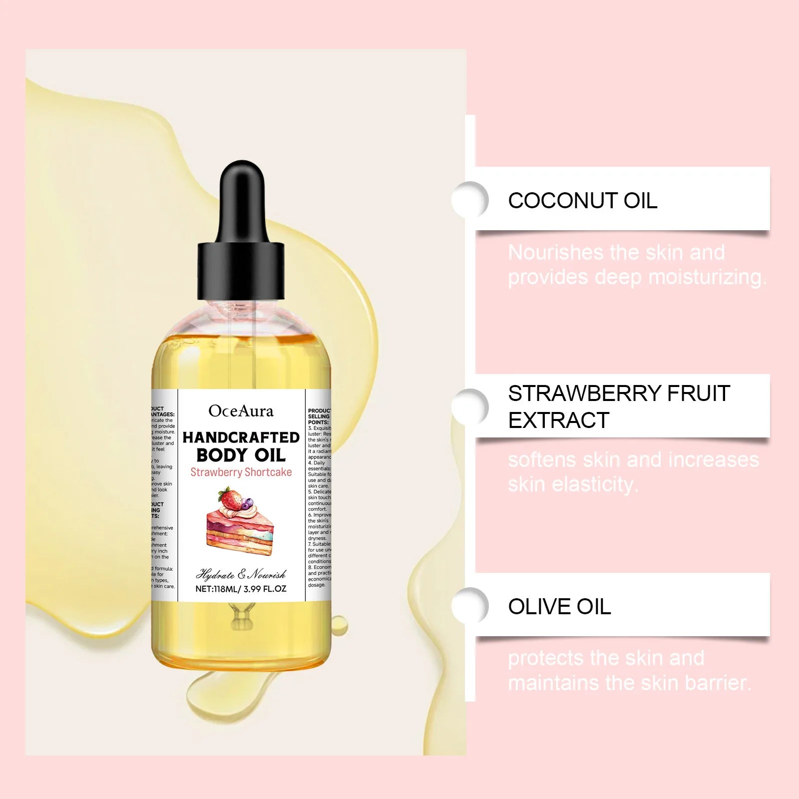 OceAura Body Juice Oil – Moisturizing & Brightening Body Oil Body Moisturizing Oil Oasis Select