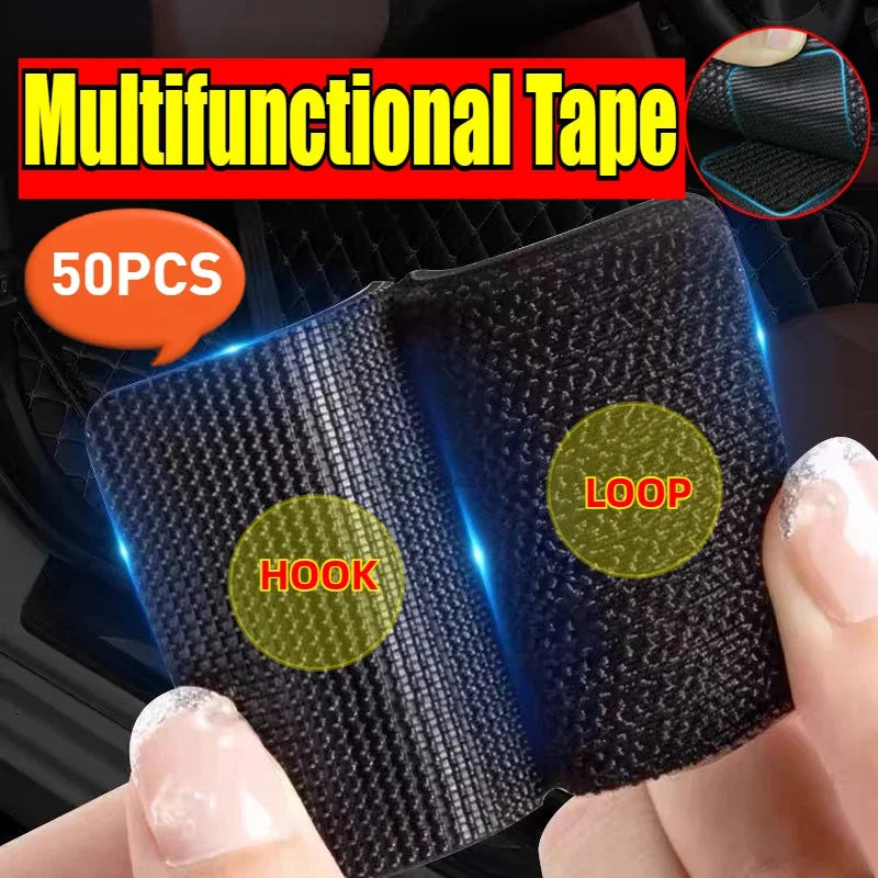 Self Adhesive Tape Hook and Loop Strips Sticky Back Fastener Heavy Duty Mounting Strips Instead of Holes and Screws Adhesive Oasis Select