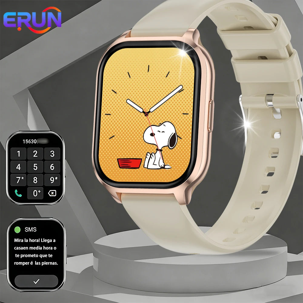 ERUN 1.83" Smart Watch – GPS, Fitness Tracker & Wireless Calls