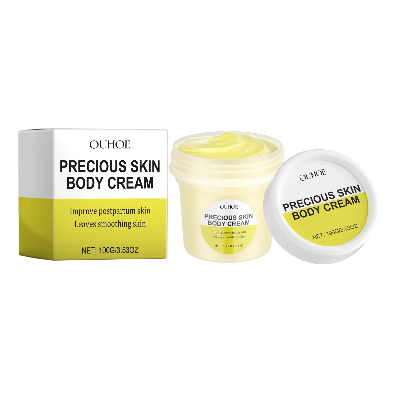OUOHE Pregnancy Care Cream Moisturizes and Repairs Fine Lines on Postpartum Skin, Firming and Smoothing the Skin of the Body Oasis Select 100g boxed