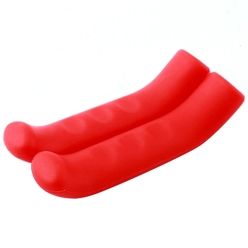 Bicycle Brake Handle Cover TPR MTB Grips Bicycle Handlebar Protect Cover Anti-slip Bicycle Protective Gear Bike Accessories Oasis Select Red
